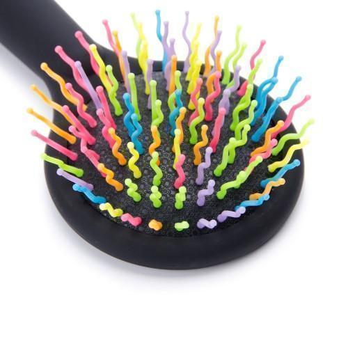 Rainbow hairdressing massage comb