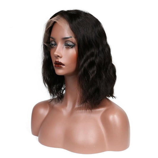 Black Lace front wig 100% Human Virgin